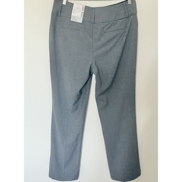 NWT Nine West Bootcut Dress Officecore Business Career Gray Pants Sz 10 - Picture 2 of 10